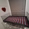 Canvas bottom cage with velcro straps and side doors
